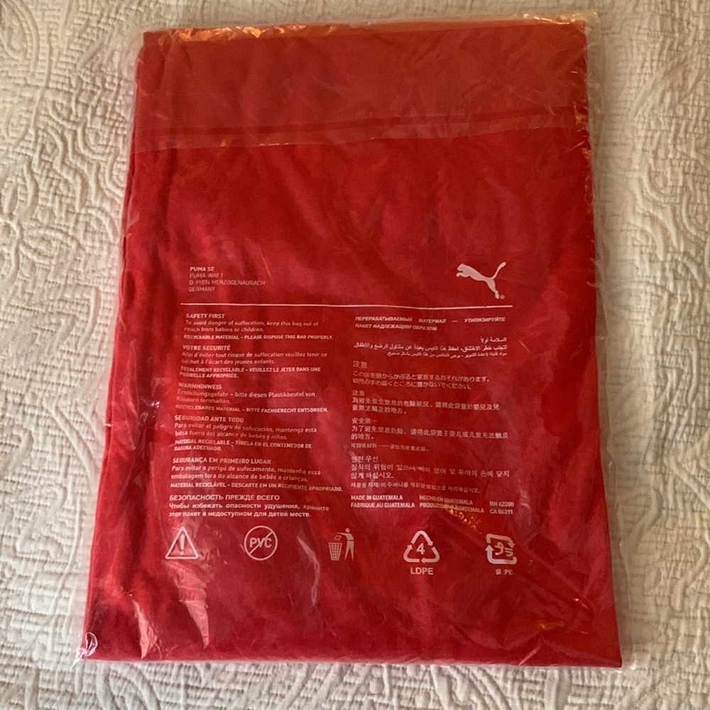 ⭐️NEW PUMA Red Heather Tee Shirt Size 4XLT - Picture 7 of 7